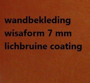 Wandbekleding links en/of rechts 7mm wisaform Transporter L2