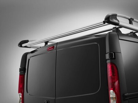 Aluminium Imperiaal VW Caddy Maxi 2015 - 2020 grijs of zwart/ achterdeuren, KammRack