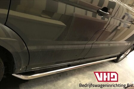 RVS Side-bar set Volkswagen Crafter L3  (&#039;17&gt;) FWD WB 3640, hoogglans 
