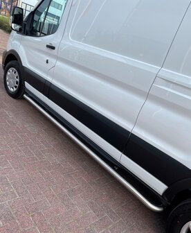 RVS Side-bar set Ford Transit L3/L4(&#039;14&gt;) WB 3750, geborsteld 