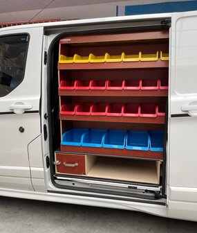 Ford Transit Custom L2 kasten met dubbele zijdeur 