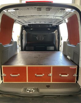 Ford Transit Connect L2 Bodembak met 3 laden 30cm hoog buitenwerks