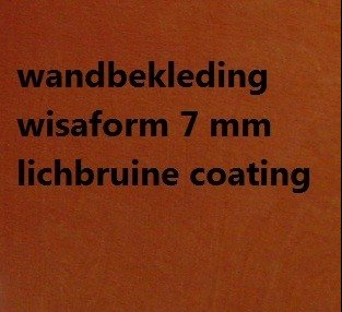 Wandbekleding links en/of rechts 7mm wisaform voor de Ducato-Jumper-Boxer-Movano L1H1