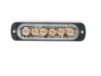 LEDflitser - SuperThin H06 - 6-LED&#039;s - amber XA2 - 12/24V