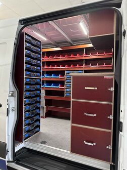 Mercedes Sprinter houten inrichting