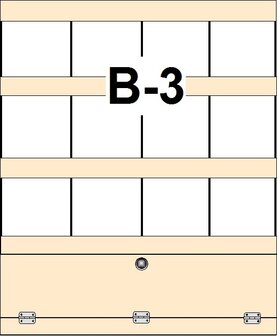 B3 Rechterzijde vakken stelling 