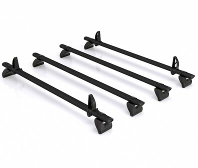 KammBar 4 aluminium dakdragers zwart of grijs Mercedes Vito L1/L2/L3 vanaf Bj 2015