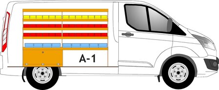 A1 Linkerzijde bakken stelling