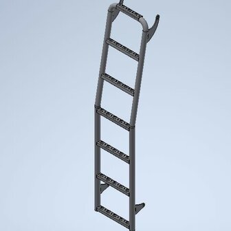 RVS Equinox Ladder Ford Transit Custom (&#039;24&gt;) H1 montage op rechterdeur