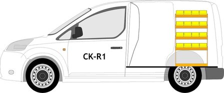 R1 Rechterzijde bakken stelling