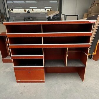 Voorraad nr. 515: Stelling 155x132x36,5 LxHxD