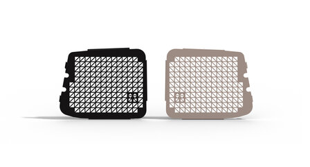 Set Raamroosters voor de achterdeuren zwart of grijs