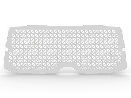 Raamrooster achterklep zwart of wit