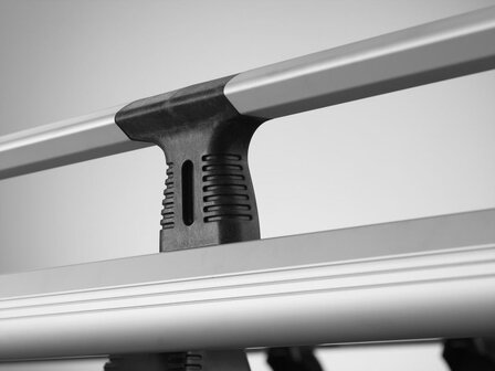 Aluminium Imperiaal grijs zwart Transporter T6 L2H1 KammRack met achterklep