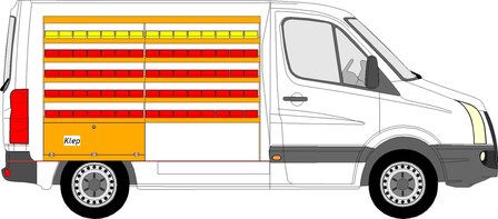 L1 Linkerzijde bakken stelling