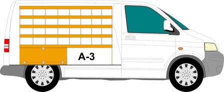 A3 Linkerzijde vakken stelling