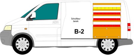 B2 Rechterzijde bakken stelling