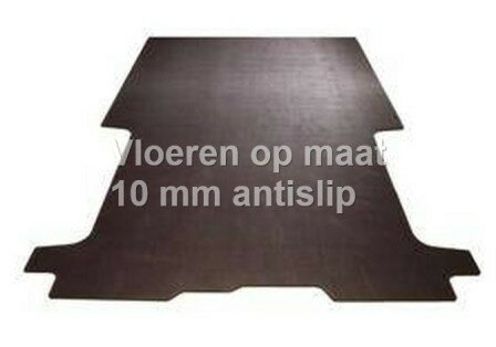 Mercedes CITAN LANG 10mm antislip betonplex vloer op maat