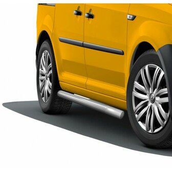 RVS Side-bar set Volkswagen Caddy Maxi (L2) (&#039;08&gt;) WB 3002, geborsteld