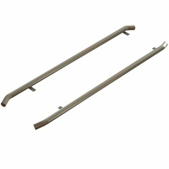 RVS Side-bar set Volkswagen Caddy Maxi (L2) (&#039;08&gt;) WB 3002, geborsteld