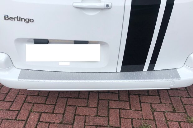 Aluminium bumperstrip Berlingo en Partner 2008-2018