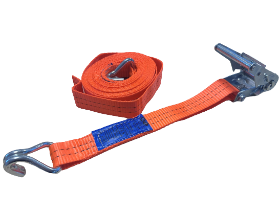 Spanband 35 mm 2 ton 5M Oranje met haak