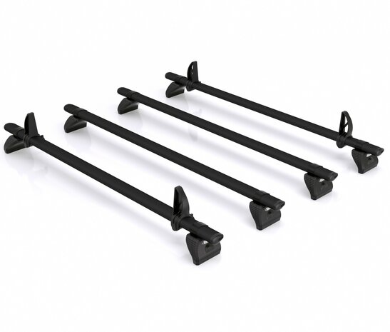 KammBar 4 aluminium dakdragers zwart of grijs Mercedes Vito L1/L2/L3 vanaf Bj 2015