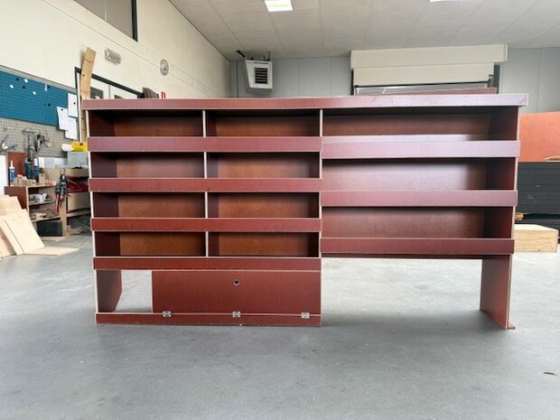 Voorraad nr. 7: Linkerzijde stelling in gecoat berken fenol