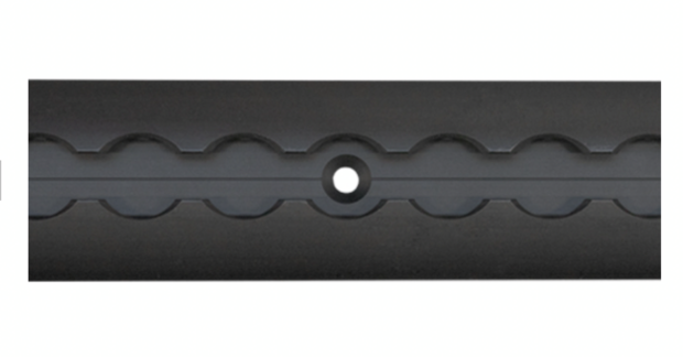 S-Line airlineprofiel-ankerrail ZWART 5001, 1500 mm