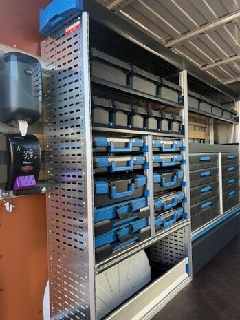 Fiat E-Ducato L2 Sortimo inrichting