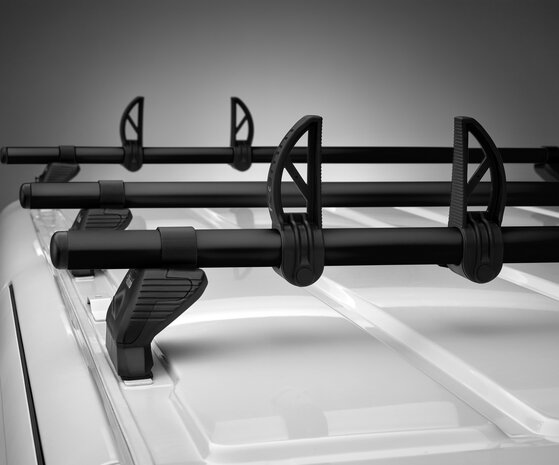 KammBar 3 aluminium dakdragers zwart of grijs Renault Kangoo Expres Maxi L3 vanaf Bj 2008 - 2021