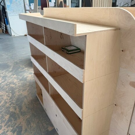 Voorraad nr. 341: Rechterzijde legbord stelling Custom L2 2012-2023