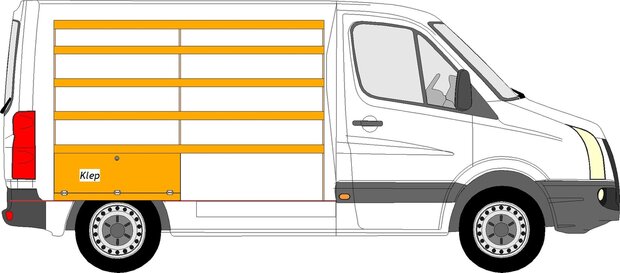 L3 Linkerzijde legbord stelling 