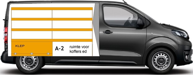 A4 Linkerzijde legbord stelling