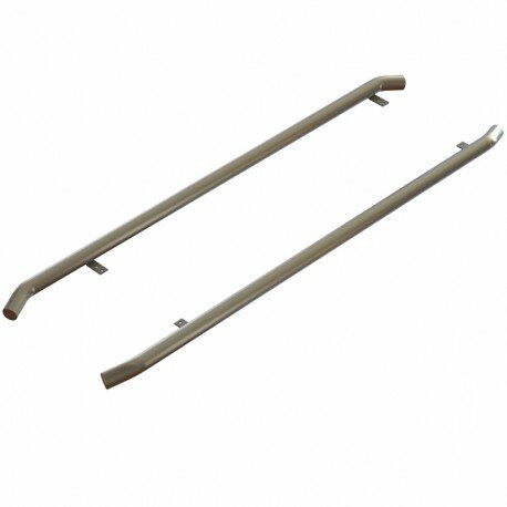 RVS Side-bar set Volkswagen Caddy Maxi (L2) ('08>) WB 3002, geborsteld