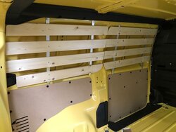 Lat om lat bekleding links en/of rechts, alleen bovenzijde 