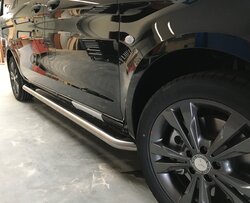 RVS Side-bar set Mercedes-Benz Vito L3 ('03>)('15>) WB 3430, geborsteld