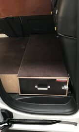 Bodembak zijdeur optie met 1 lade