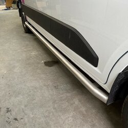 RVS Equinox Side-bar set geborsteld Renault Master ('24>) L2 WB3585, diesel voorwiel aandrijving 