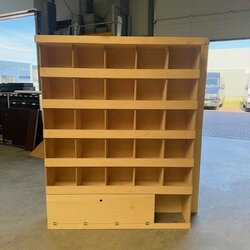 Voorraad nr. 23: Stelling rechts met vakken Crafter L3H3 vanaf 2017 