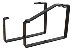 Zwarte ladder ophangbeugel set