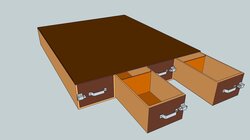Bodembak achterdeur optie met 4 laden Custom / Transporter DC vanaf 2024