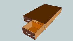 PV5 - Bodembak zijdeur optie met 2 laden 