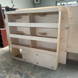 Voorraad nr. 341: Rechterzijde legbord stelling Custom L2 2012-2023