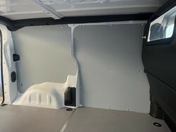 Voorraad: Licht gewicht wandbekleding links en rechts grijs 