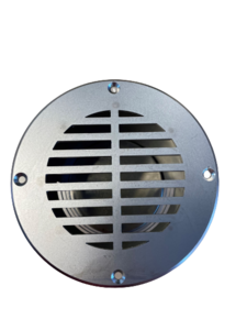 RVS Vloerrooster 83mm rond